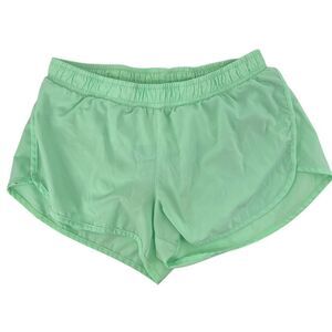 Old Navy‎ Active Women XS Go-Dry Semi-Fitted Brief-Lined Shorts Light Green